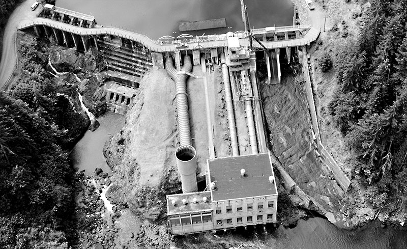 Elwha Dam and Powerhouse