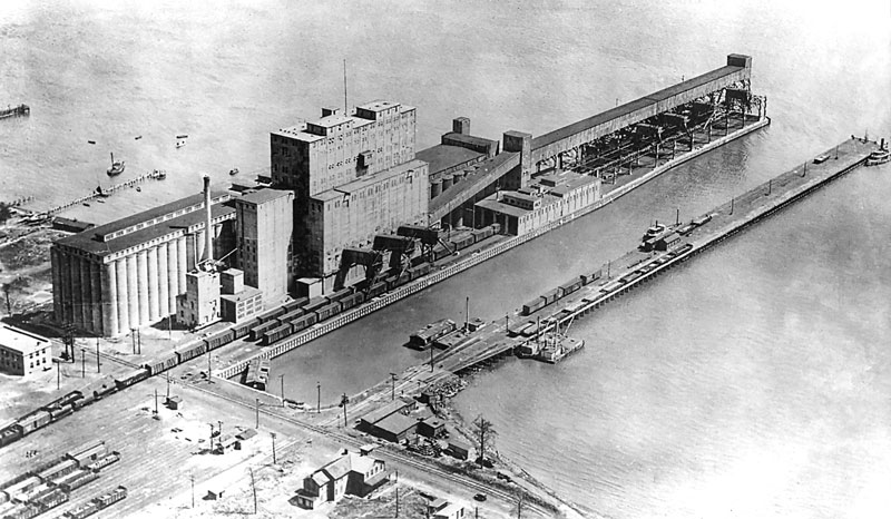 Northern Central Grain Elevator, 1921.